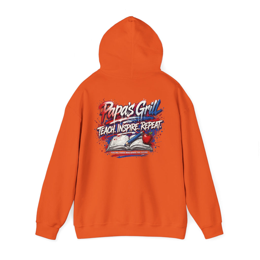 Papa's Grill — Teach Inspire Repeat Hoodie