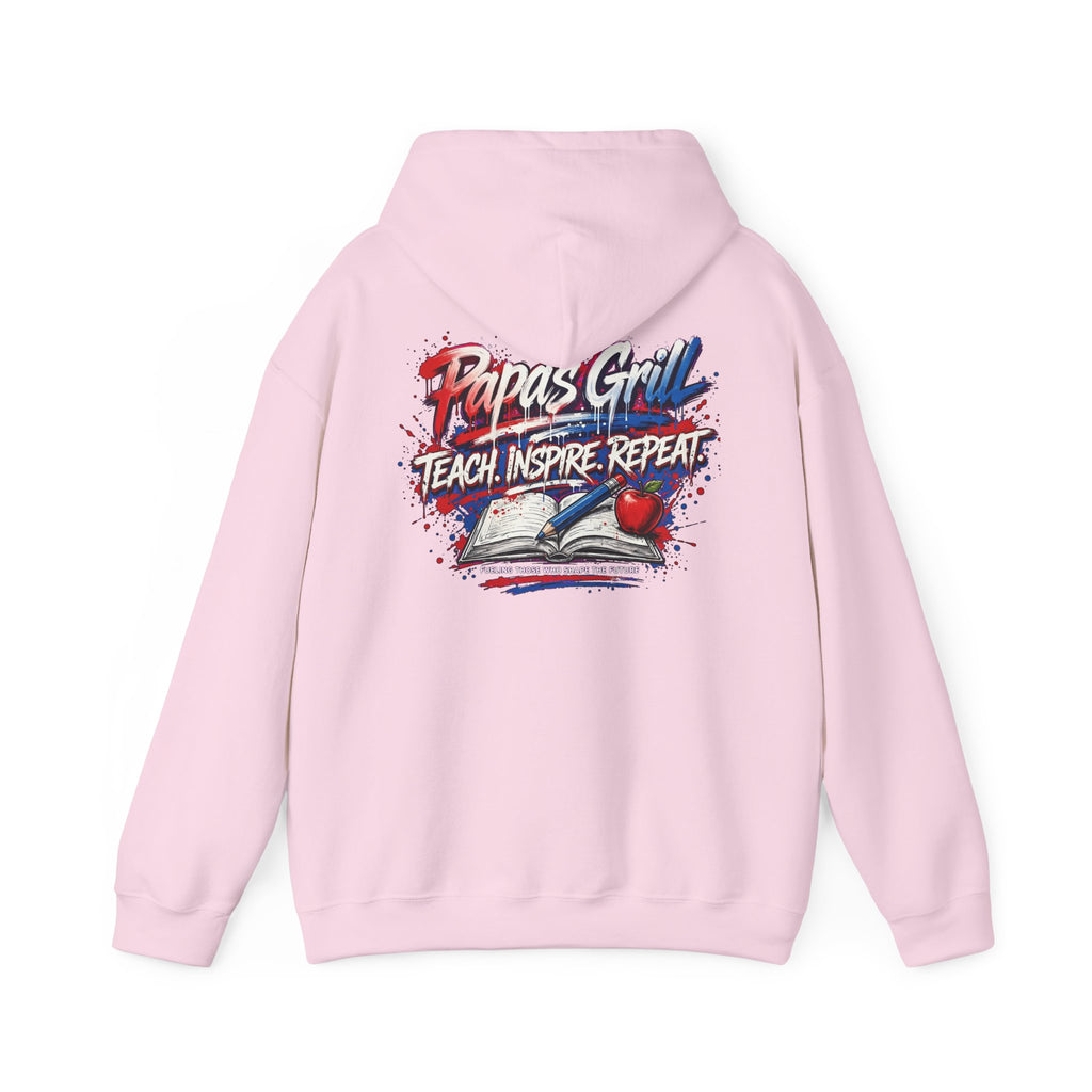 Papa's Grill — Teach Inspire Repeat Hoodie