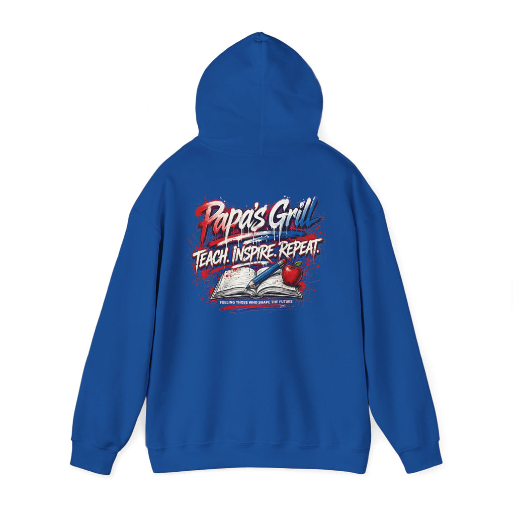 Papa's Grill — Teach Inspire Repeat Hoodie