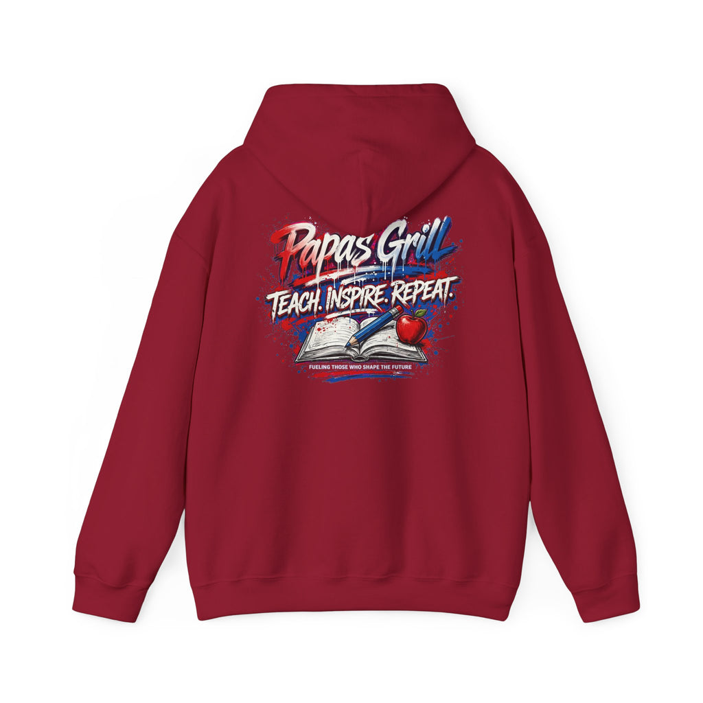 Papa's Grill — Teach Inspire Repeat Hoodie