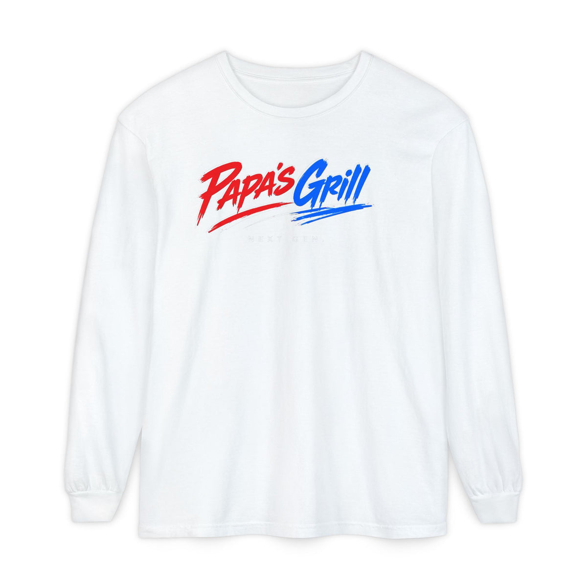 Papa's Grill — I'm Just Here For The Buns Garment-Dyed Long Sleeve