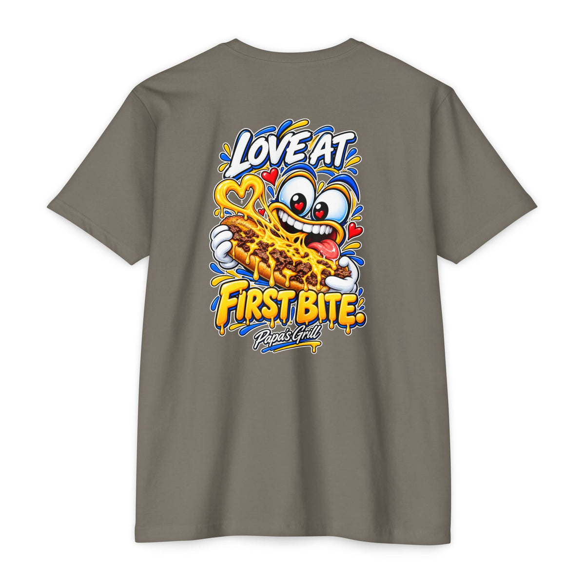 Papa's Grill — Love At First Bite Tee