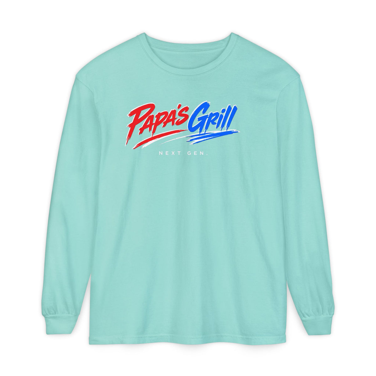 Papa's Grill — I'm Just Here For The Buns Garment-Dyed Long Sleeve