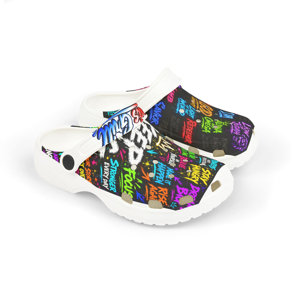 Papa's Grill — Names of Jesus Kid's Clogs