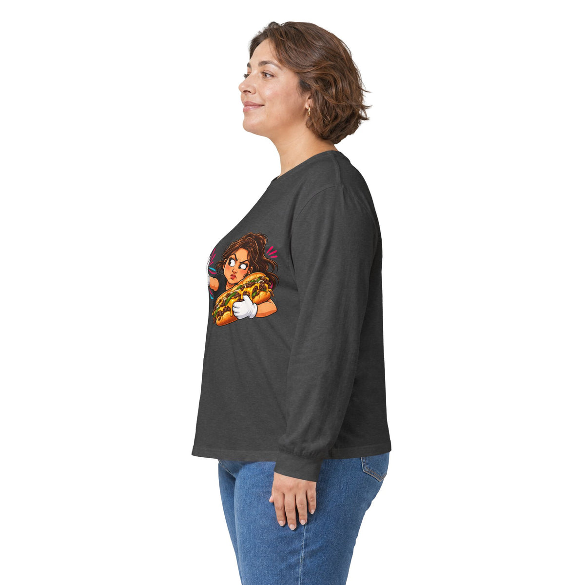 Papa's Grill — I'm Just Here For The Buns Long Sleeve Tee