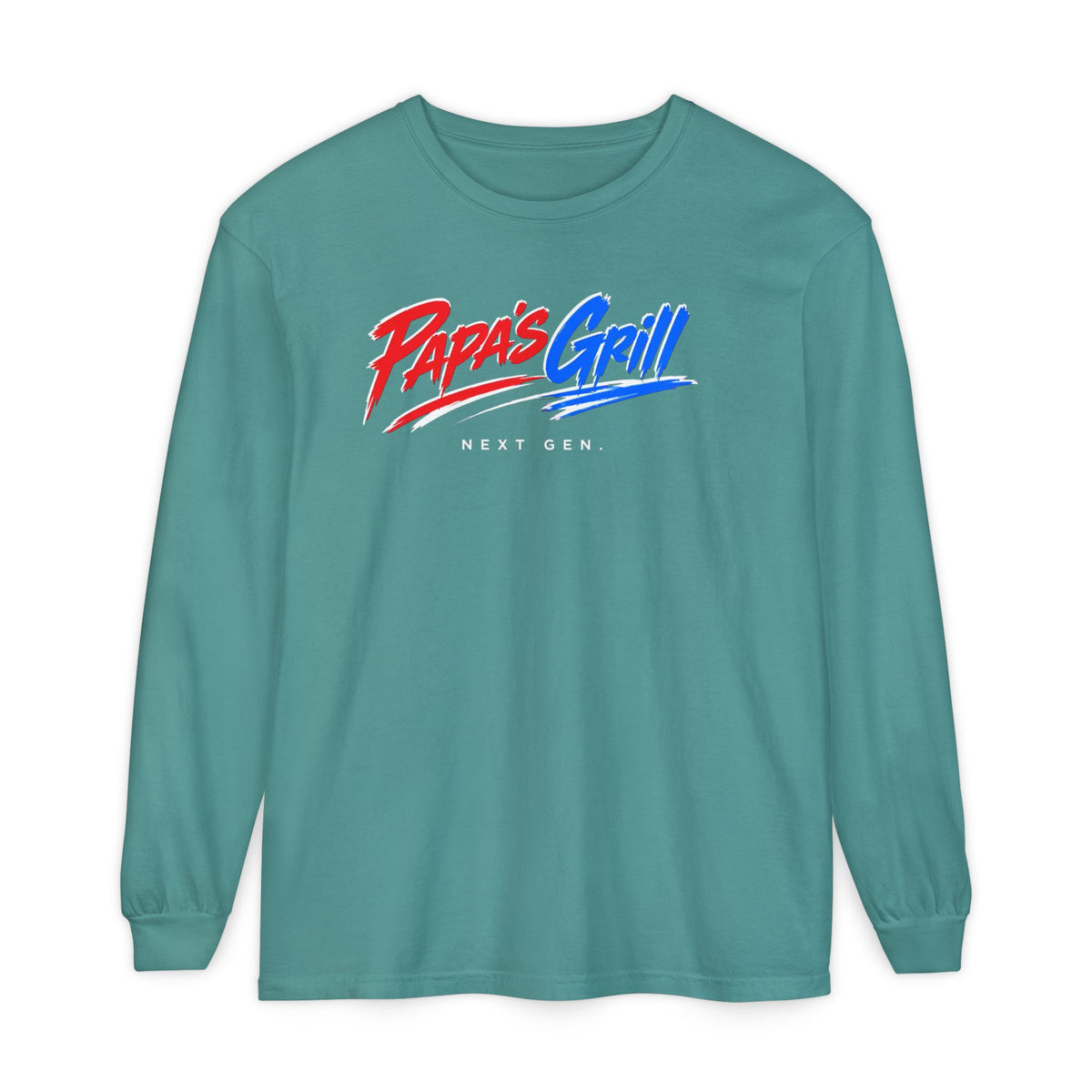 Papa's Grill — I'm Just Here For The Buns Garment-Dyed Long Sleeve