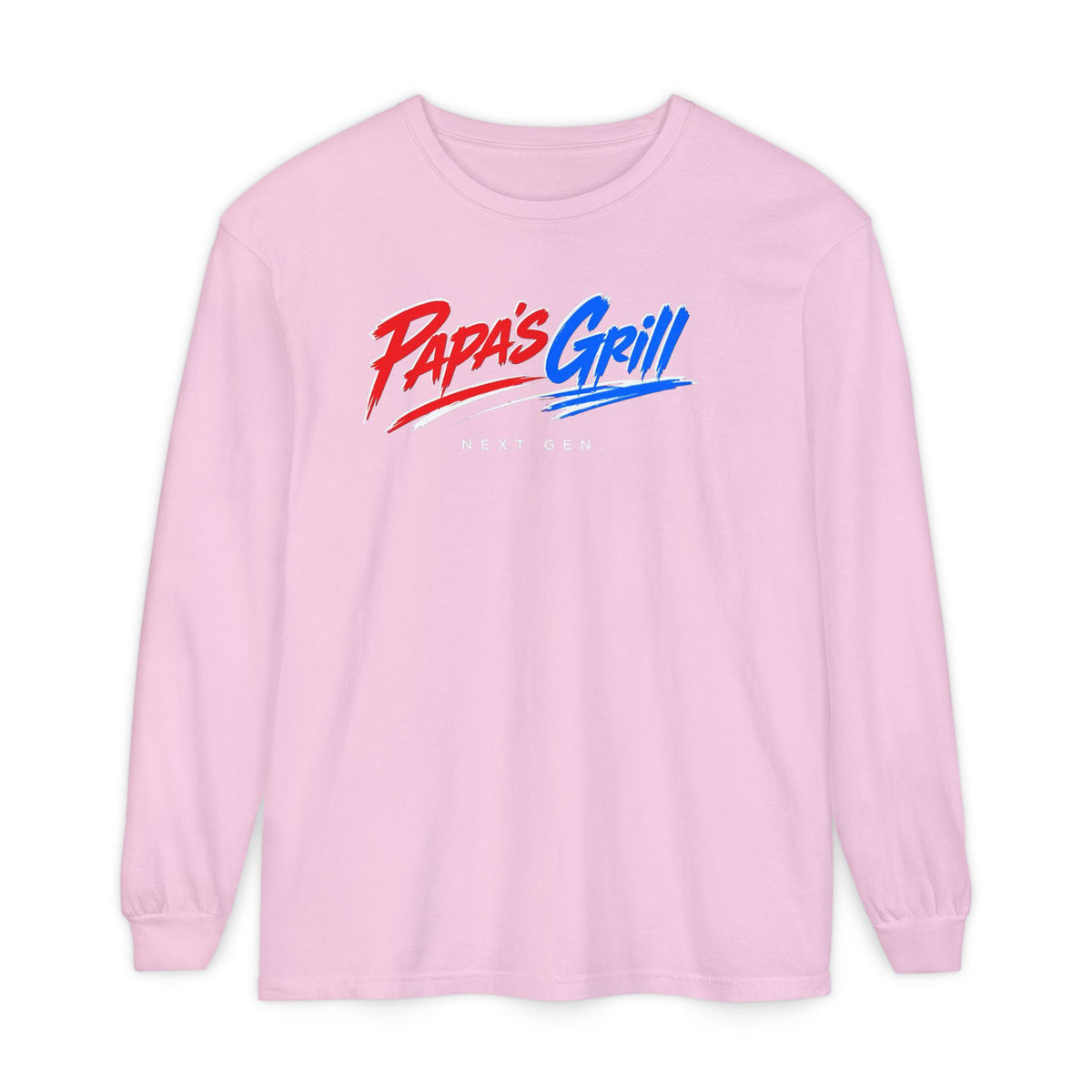 Papa's Grill — I'm Just Here For The Buns Garment-Dyed Long Sleeve