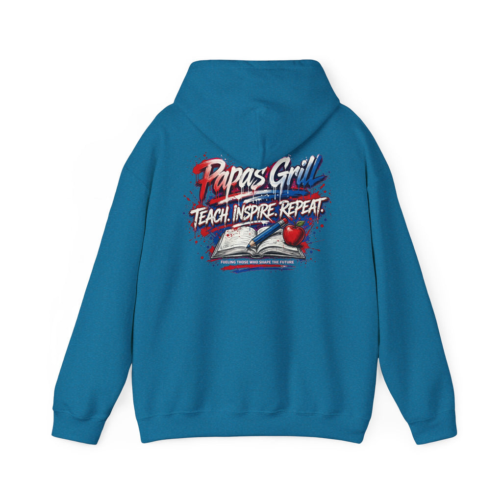 Papa's Grill — Teach Inspire Repeat Hoodie