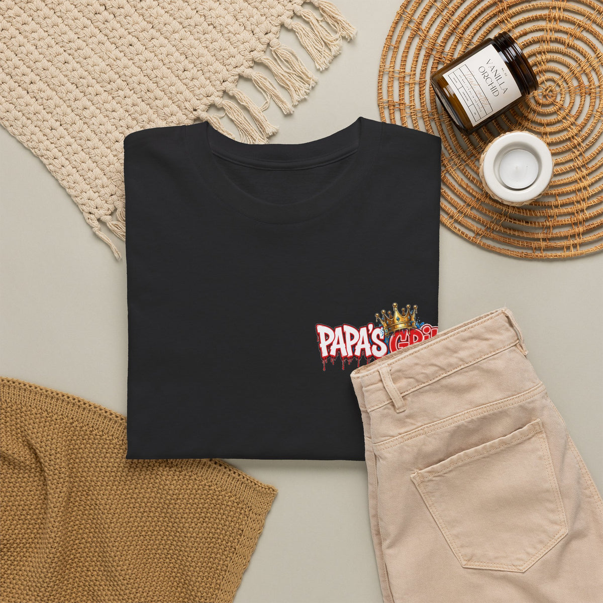 Papa's Grill — Big Daddy Faith Over Fear Tee