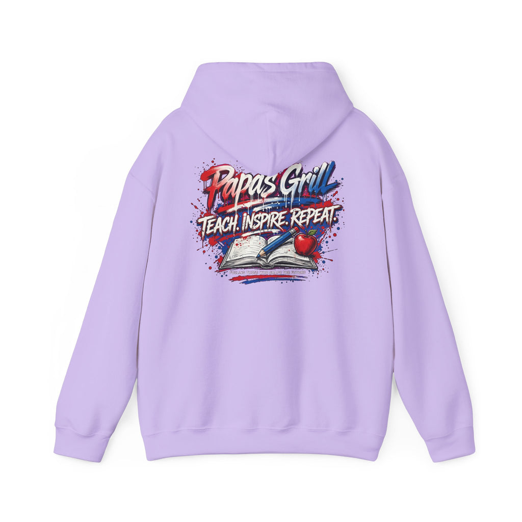 Papa's Grill — Teach Inspire Repeat Hoodie