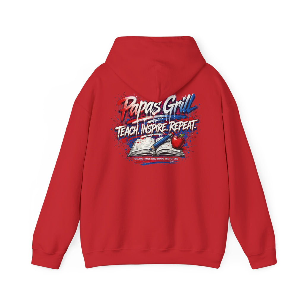 Papa's Grill — Teach Inspire Repeat Hoodie