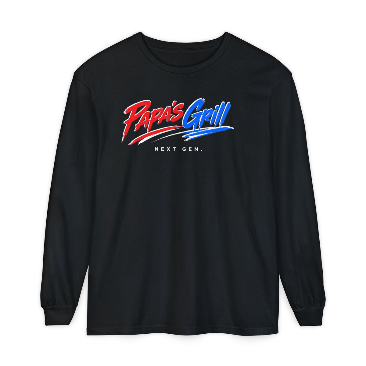 Papa's Grill — I'm Just Here For The Buns Garment-Dyed Long Sleeve
