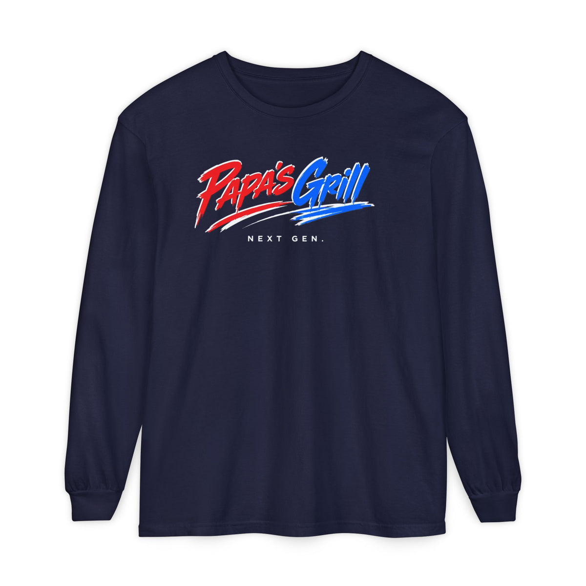 Papa's Grill — I'm Just Here For The Buns Garment-Dyed Long Sleeve
