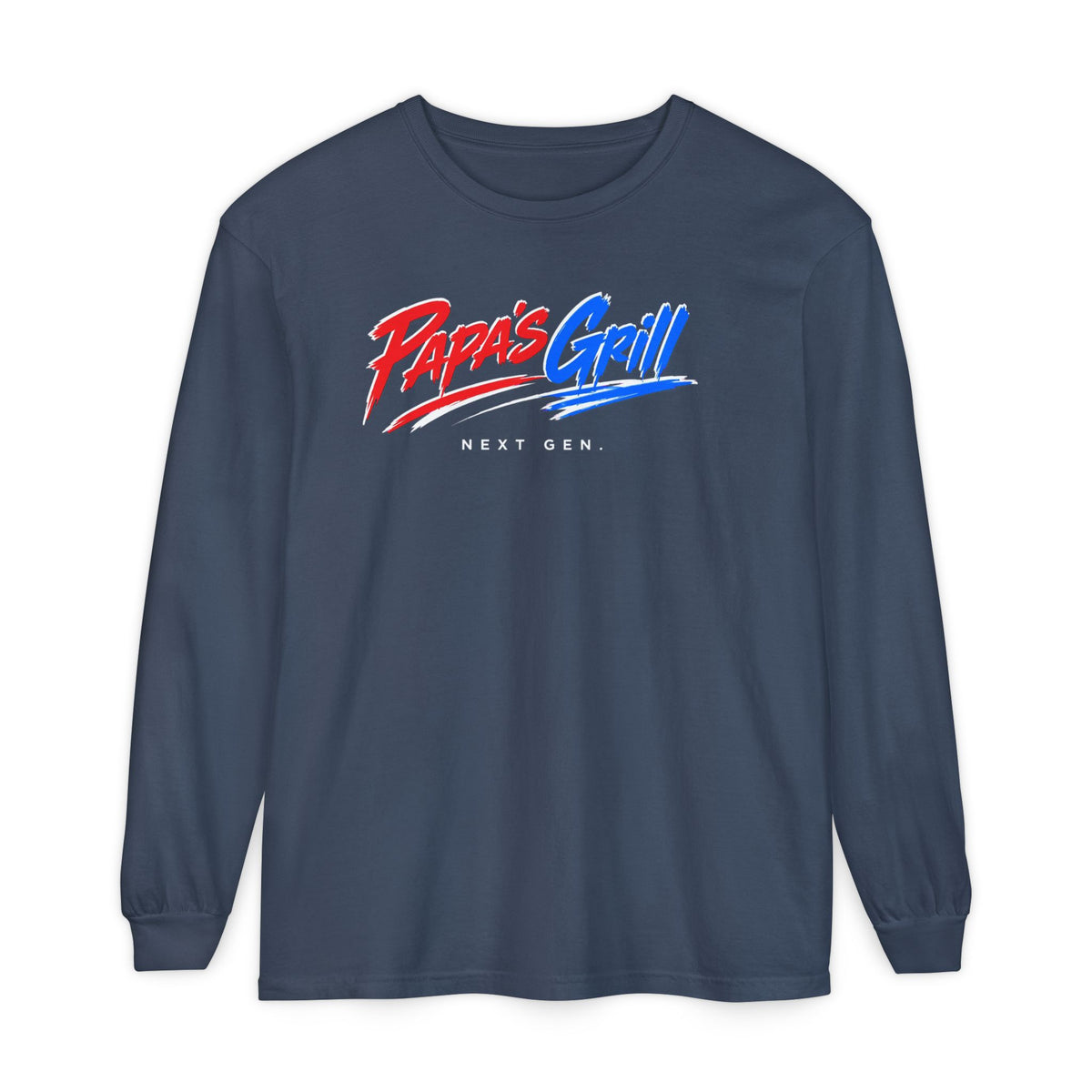 Papa's Grill — I'm Just Here For The Buns Garment-Dyed Long Sleeve