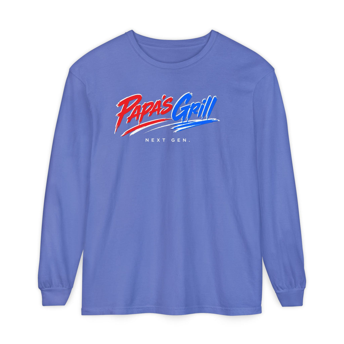 Papa's Grill — I'm Just Here For The Buns Garment-Dyed Long Sleeve