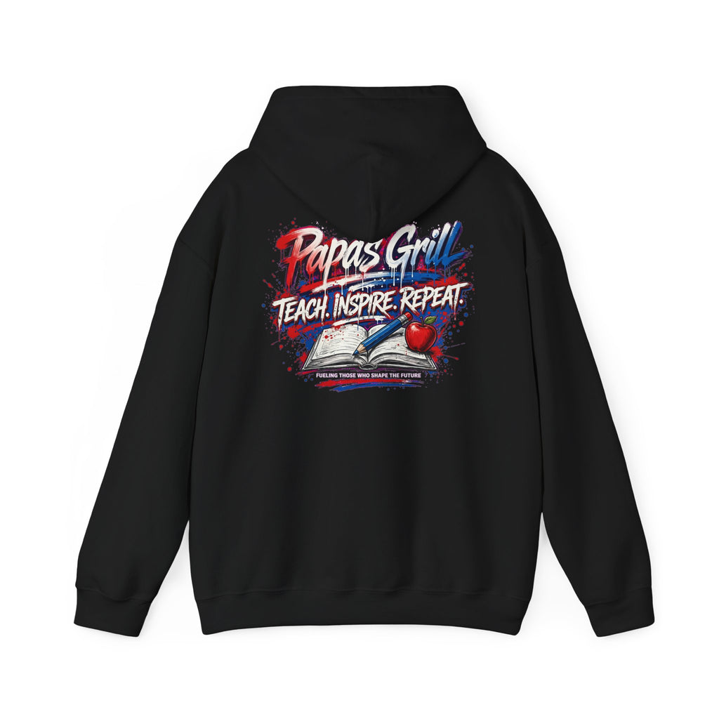Papa's Grill — Teach Inspire Repeat Hoodie