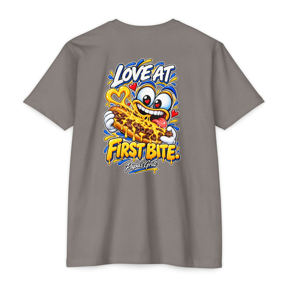 Papa's Grill — Love At First Bite Tee