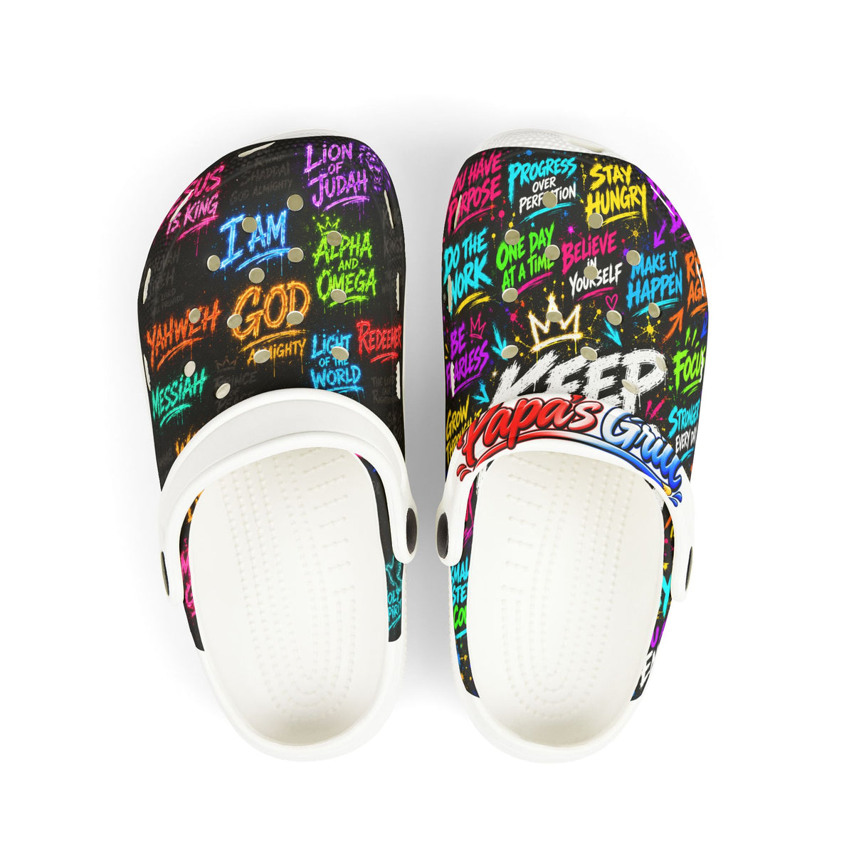 Papa's Grill — Names of Jesus Kid's Clogs