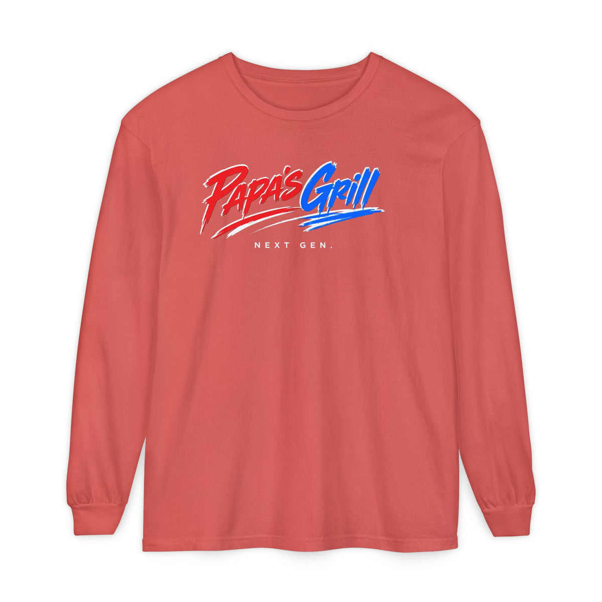 Papa's Grill — I'm Just Here For The Buns Garment-Dyed Long Sleeve