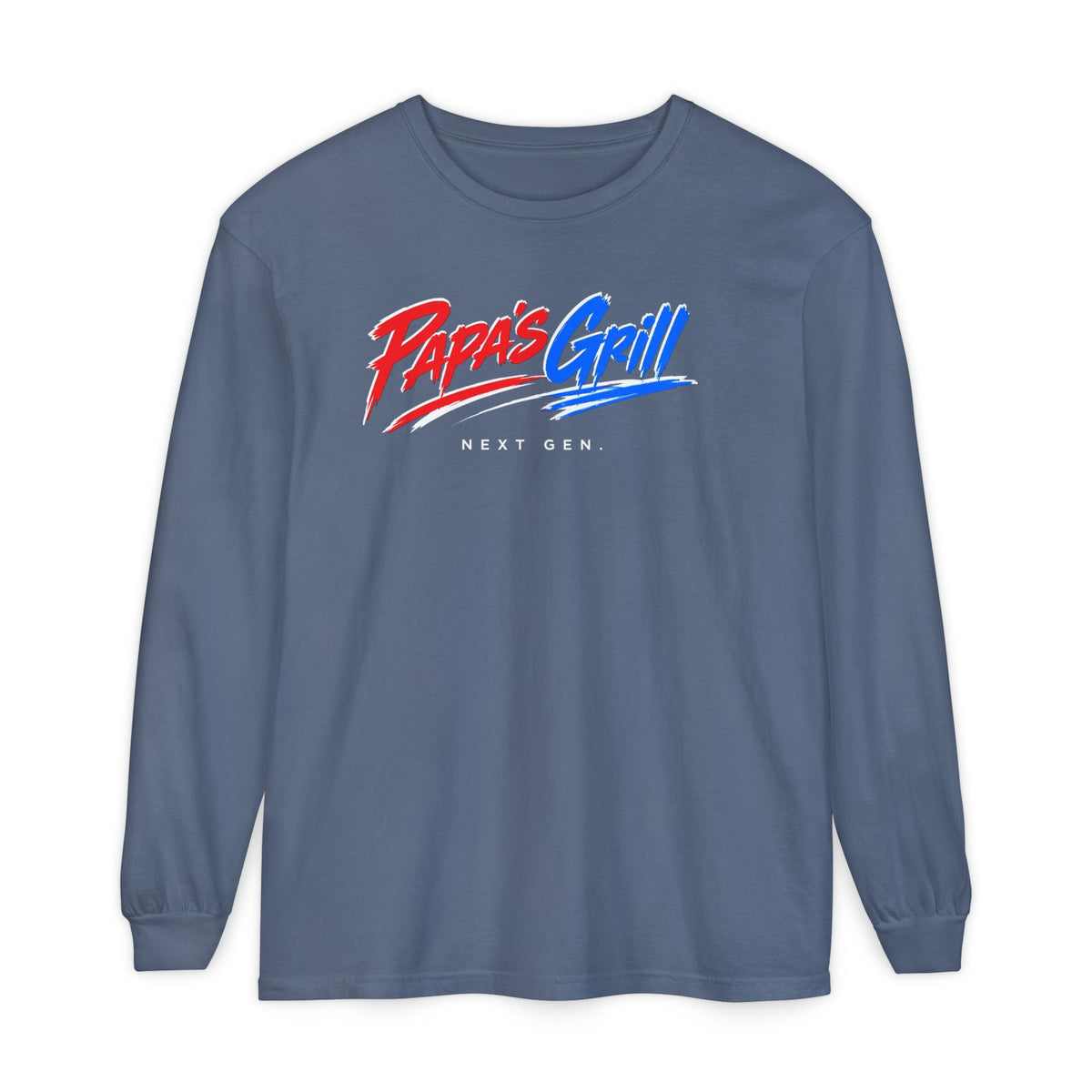 Papa's Grill — I'm Just Here For The Buns Garment-Dyed Long Sleeve