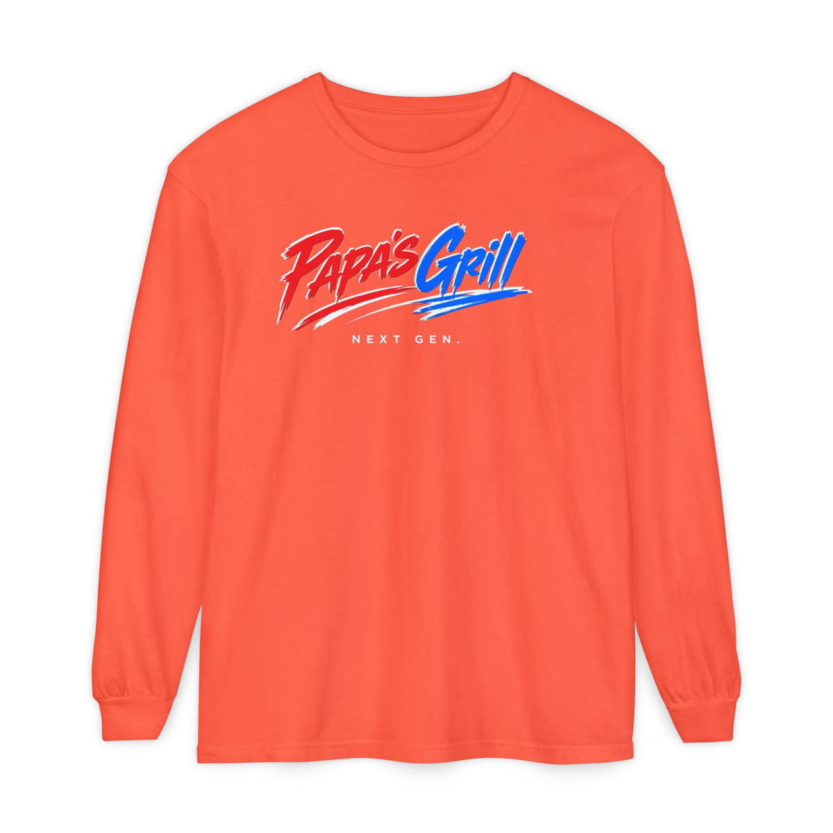 Papa's Grill — I'm Just Here For The Buns Garment-Dyed Long Sleeve