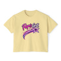 Papa's Grill — Pink Script Boxy Tee